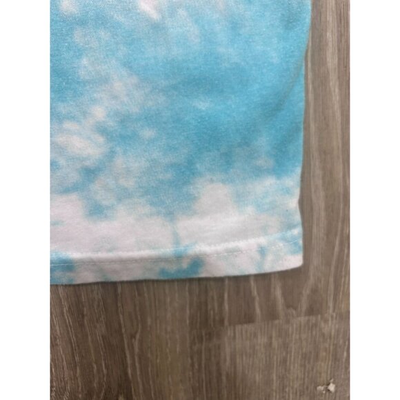 2PAC Tupac Me Against The World T-Shirt Men's XL Tie Dye Causal Crew Neck Blue - Picture 5 of 9